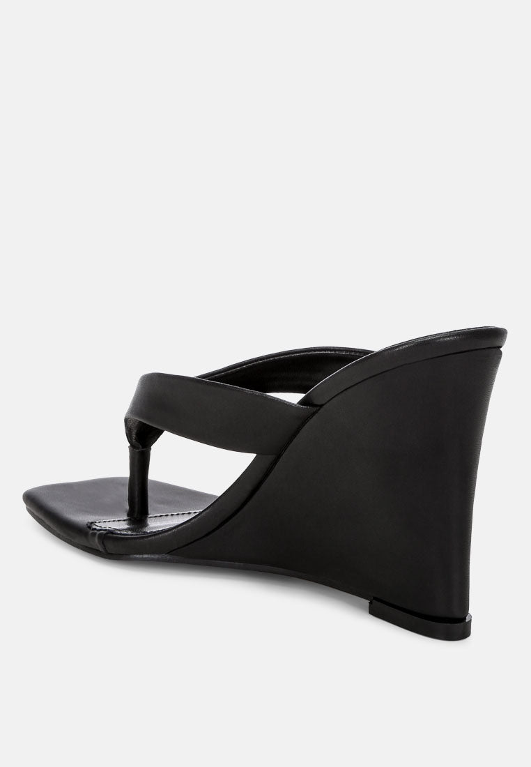 Amilta Square Toe Thong Heels-3