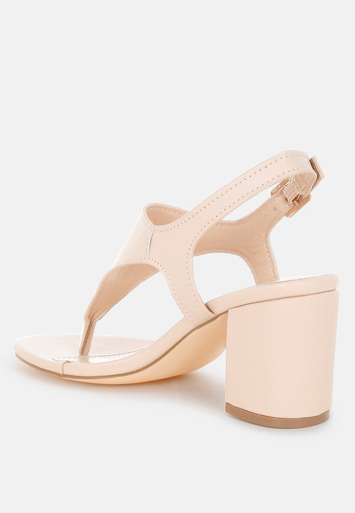 Ann Real Leather Thong Toe Sandals-2