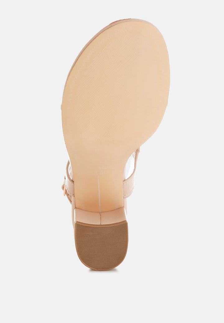 Ann Real Leather Thong Toe Sandals-4