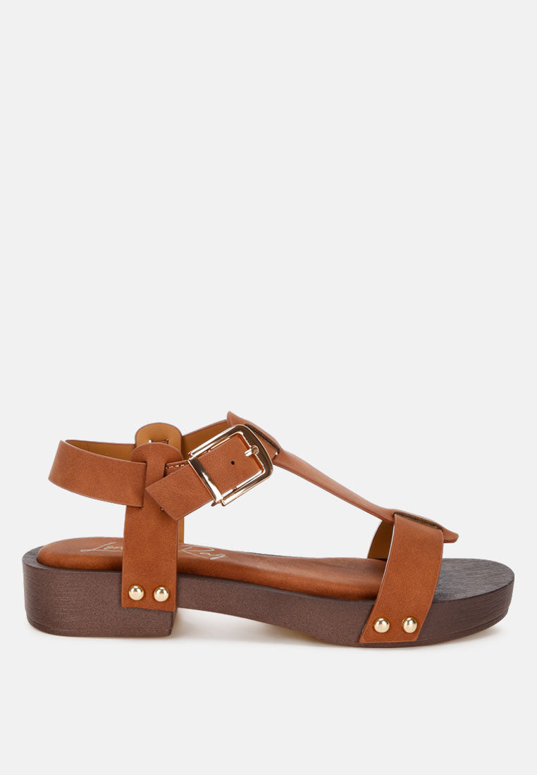 Arden Studded Low Block Heel Strappy Sandals-0