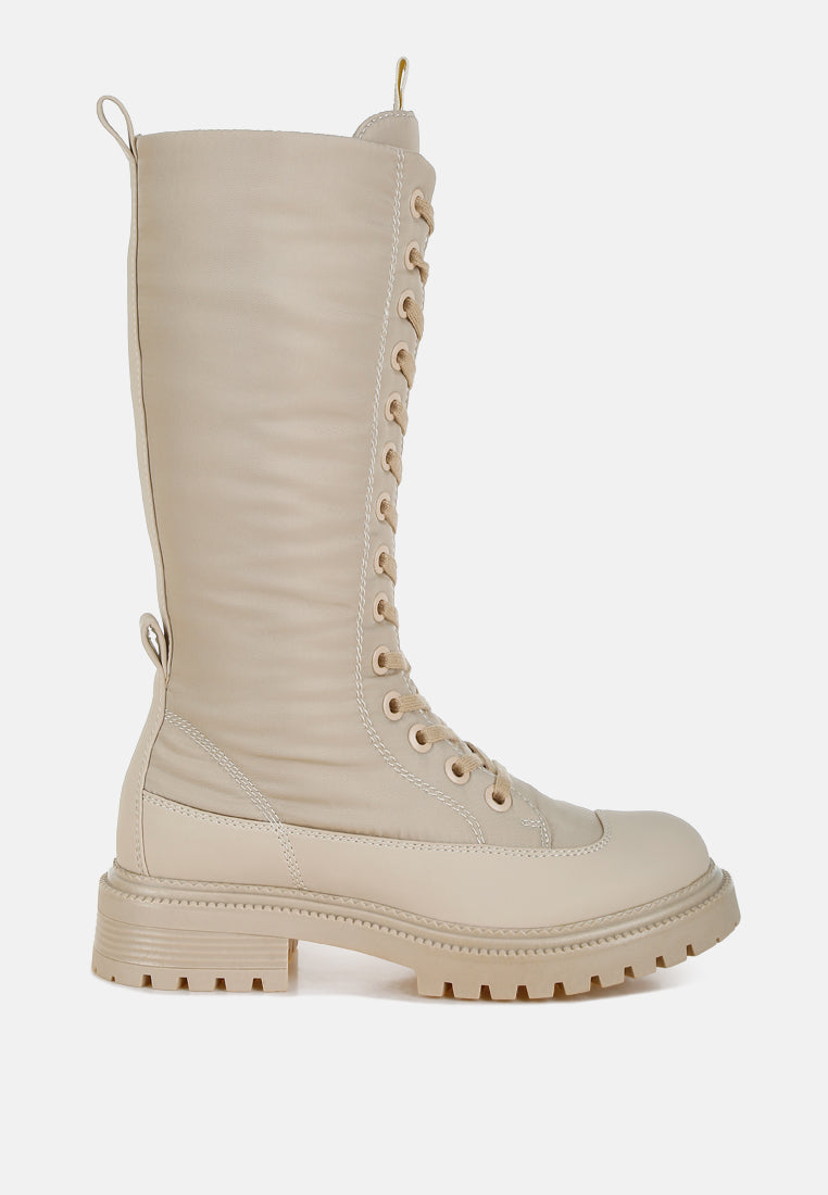 Argi Anti-Skid Lace-Up Combat Boots-0