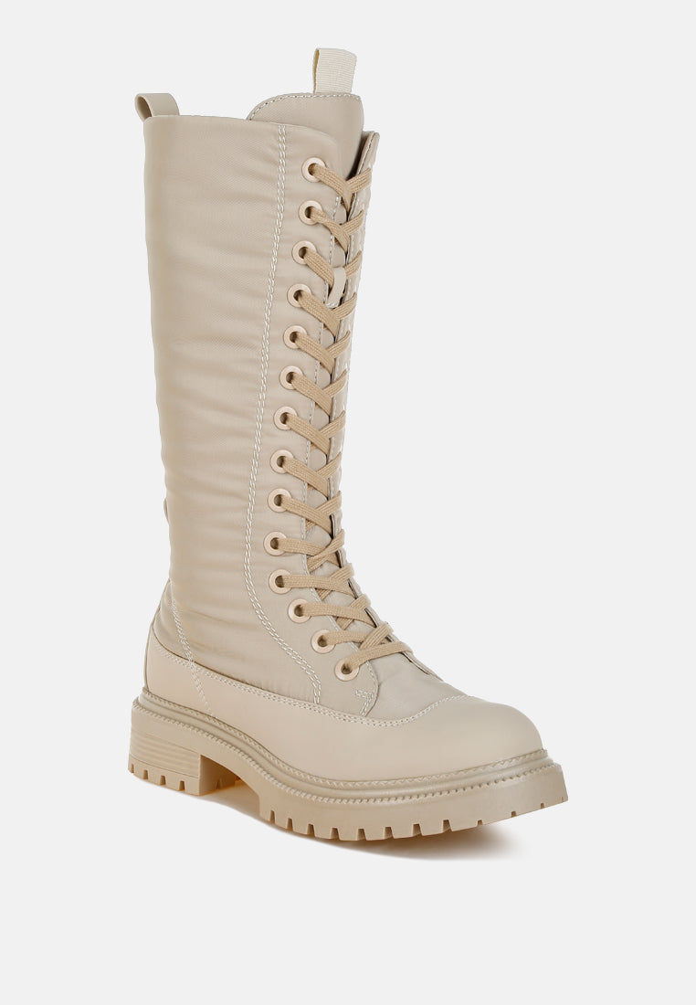 Argi Anti-Skid Lace-Up Combat Boots-1