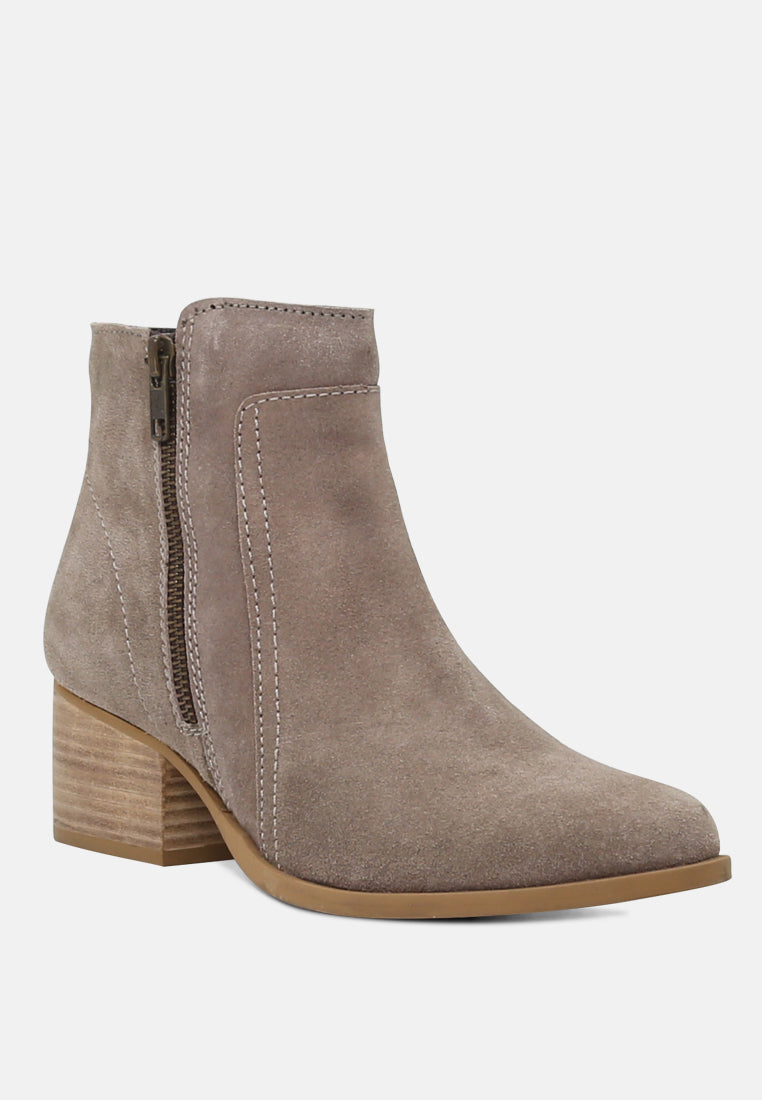 Bauena Ankle Boots With Zip Closure-2
