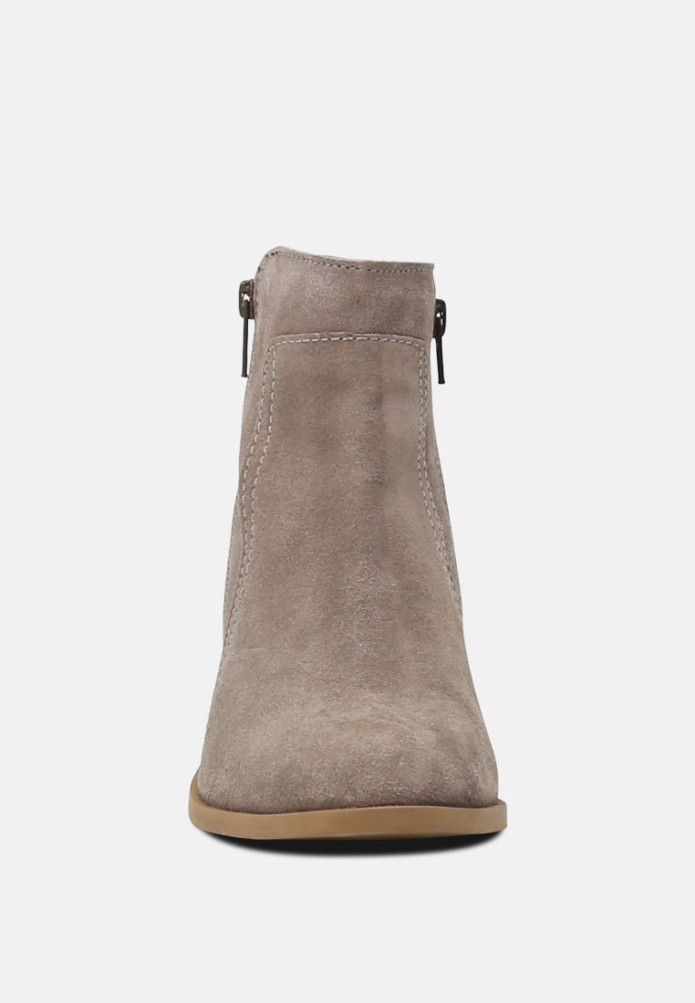Bauena Ankle Boots With Zip Closure-4