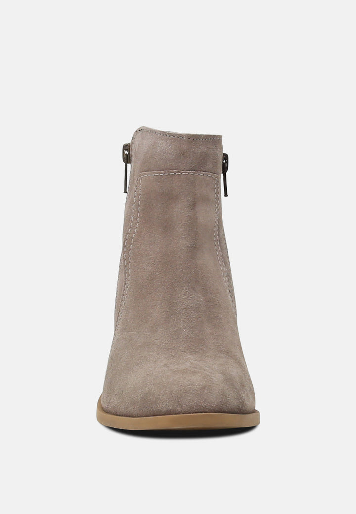 Bauena Ankle Boots With Zip Closure-4