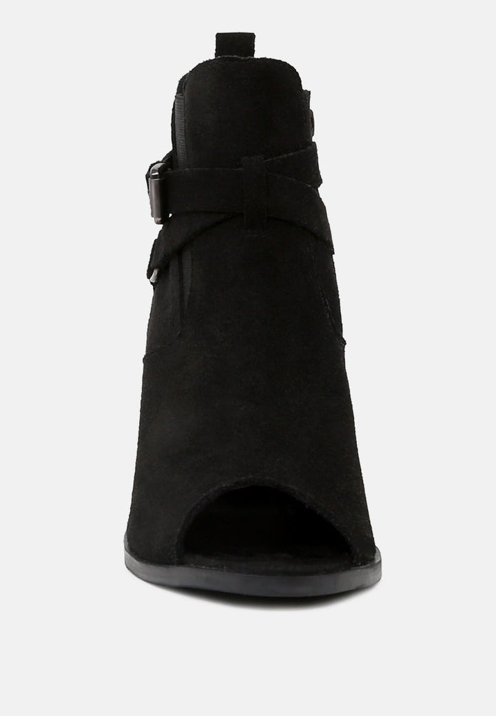 Bria Peep Toe Ankle Boots-4