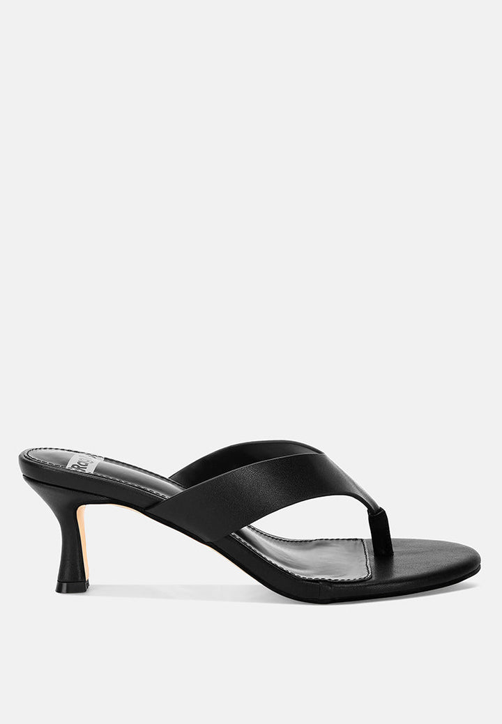 Beaboux Thong Strap Kitten Heel Sandals-0