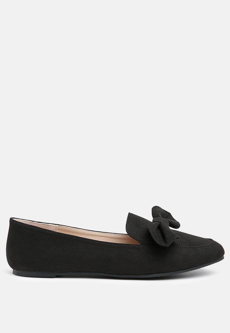 Remee Front Bow Loafers-6