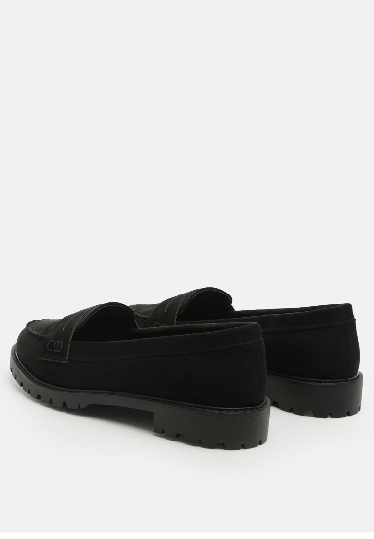 Feet Nest Perforated Microfiber Loafer-2
