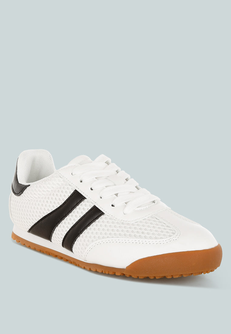 Blaster Casual Striped Lace-Up Sneakers-1