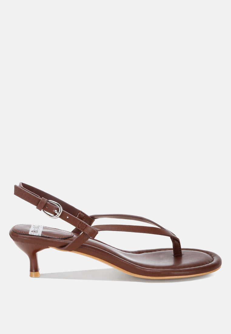 Brisbou Thong Strap Heels-5