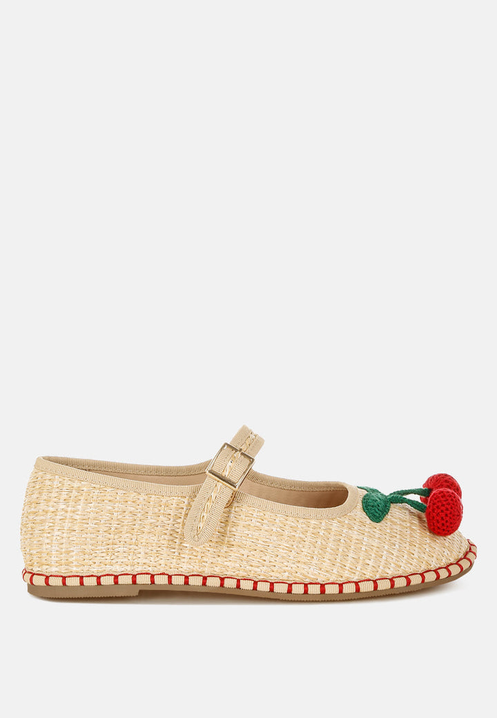 Brunch Date Cherry Accent Mary Jane Flats-0