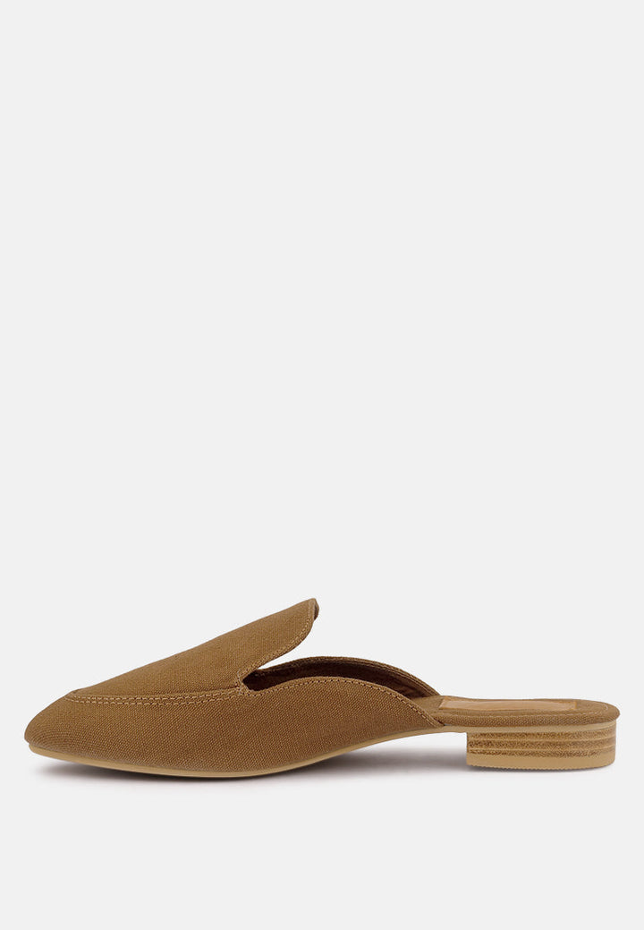 Calico Organic Canvas Mules-2