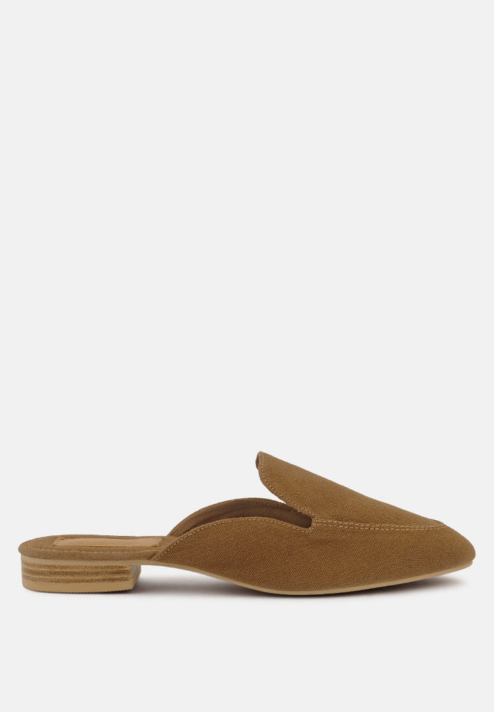 Calico Organic Canvas Mules-0