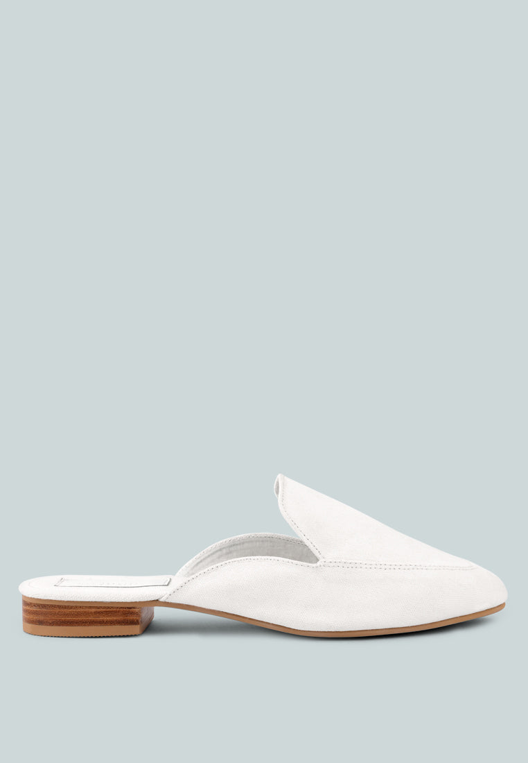 Calico Organic Canvas Mules-6
