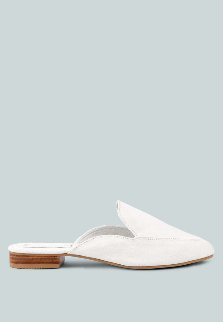 Calico Organic Canvas Mules-6