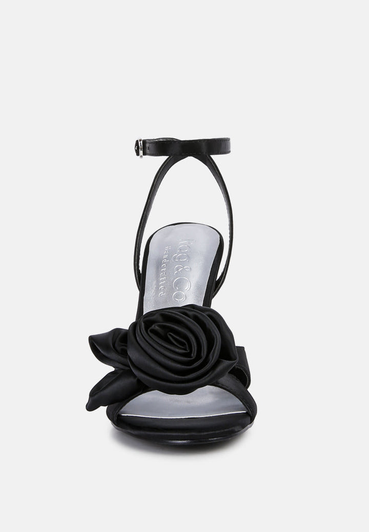 Chaumet Rose Bow Embellished Sandals-3