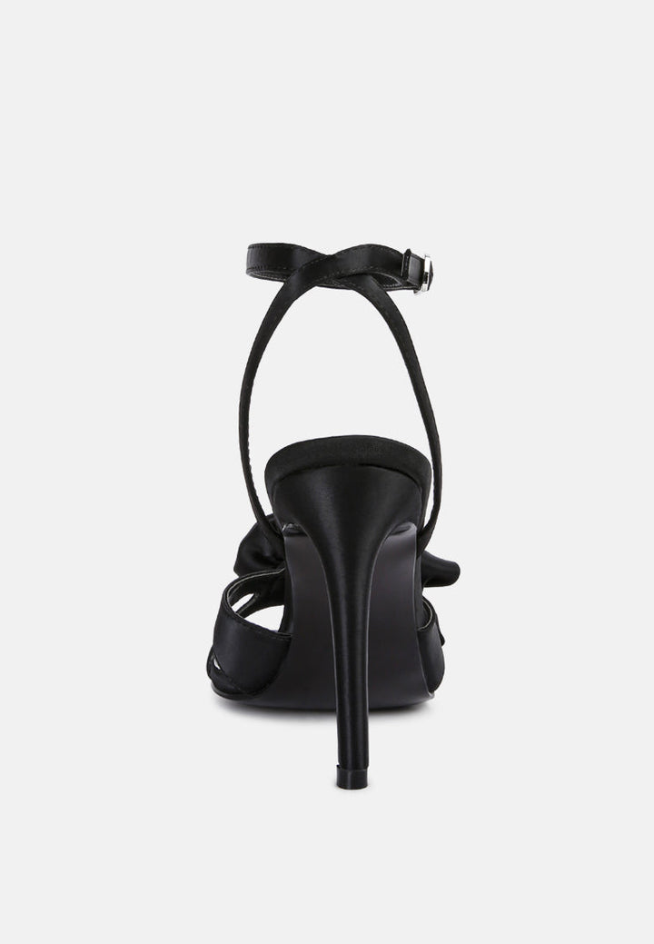Chaumet Rose Bow Embellished Sandals-4