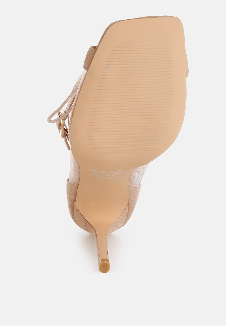 Cabernet Mesh & Microfiber Stiletto Boots-4