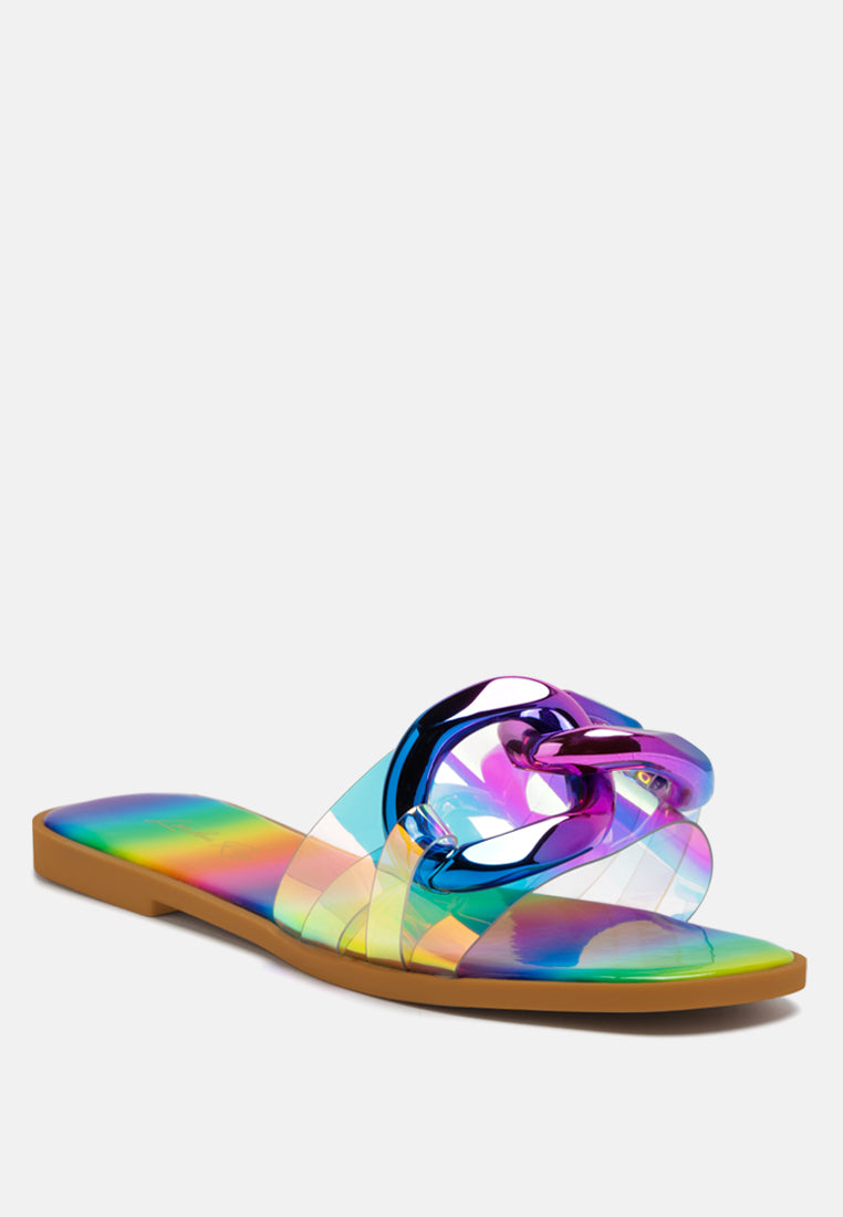Caroons Clear Slide Flats-1