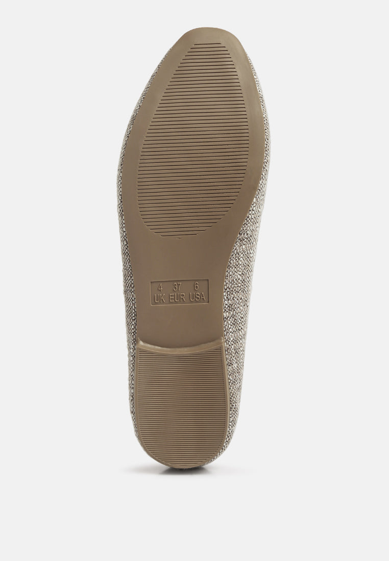 Abeera Chain Embellished Loafers-1
