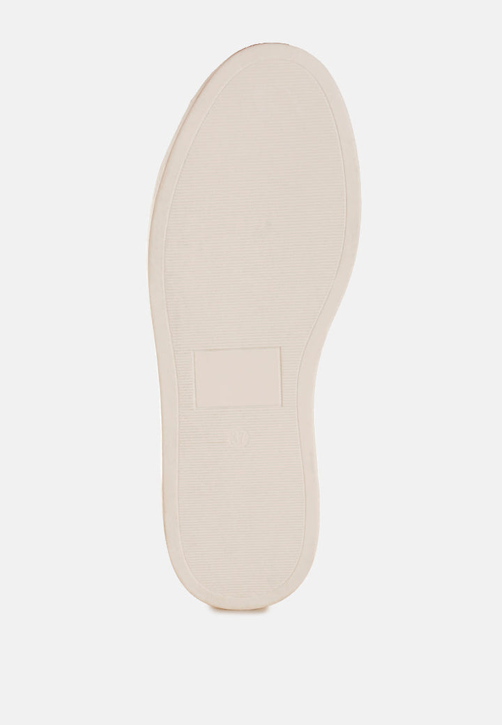 Cincinati Metallic Pleather Chunky Sneakers-4