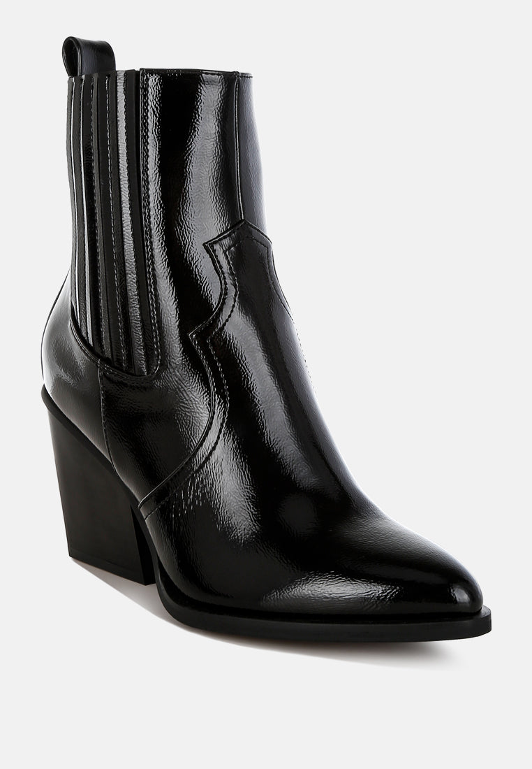 Cornus Pointed Toe Ankle Boots-1