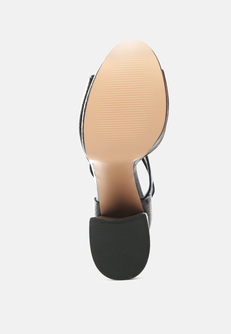 Alice Croc Platform Heeled Sandals-4