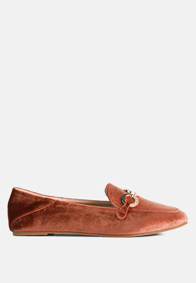 Wibele Croc Textured Metal Show Detail Loafers-0
