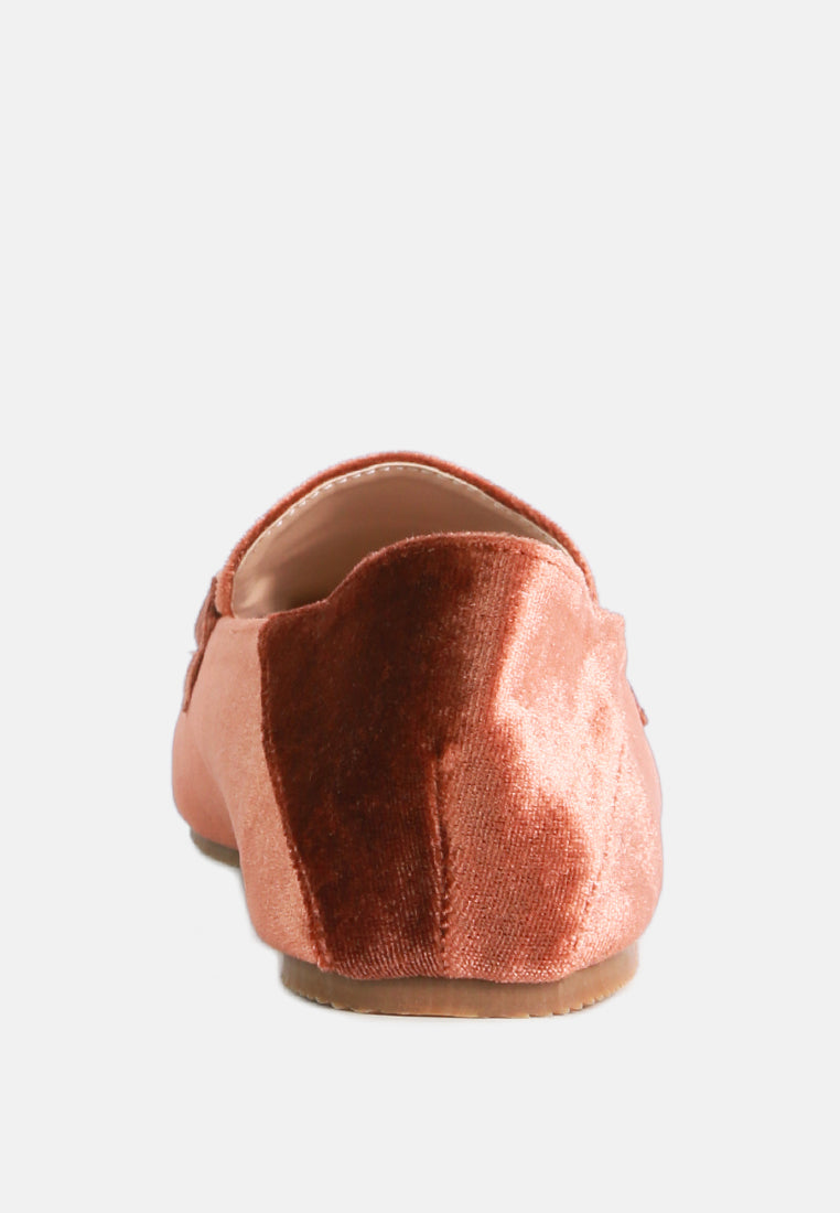 Wibele Croc Textured Metal Show Detail Loafers-4