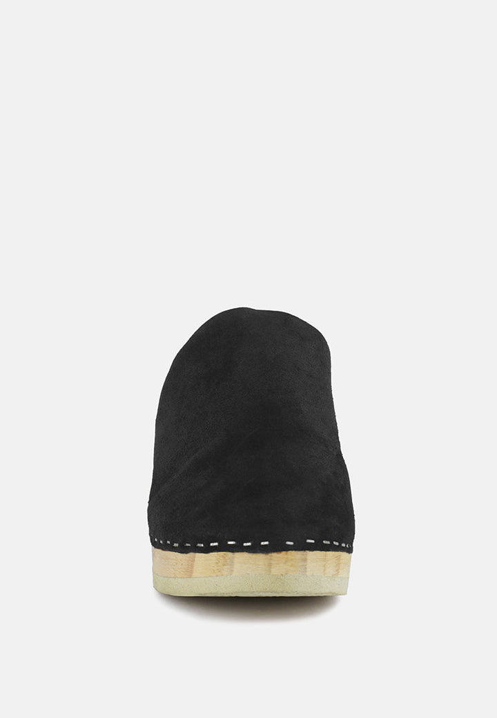 Darcie Suede Clogs-3
