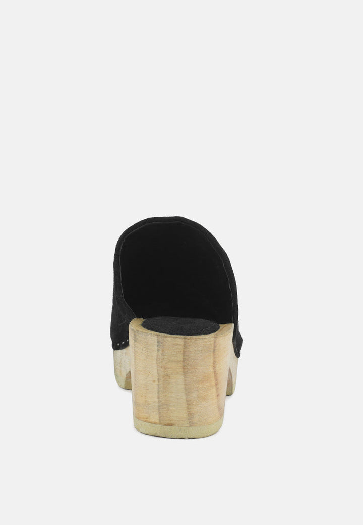 Darcie Suede Clogs-4