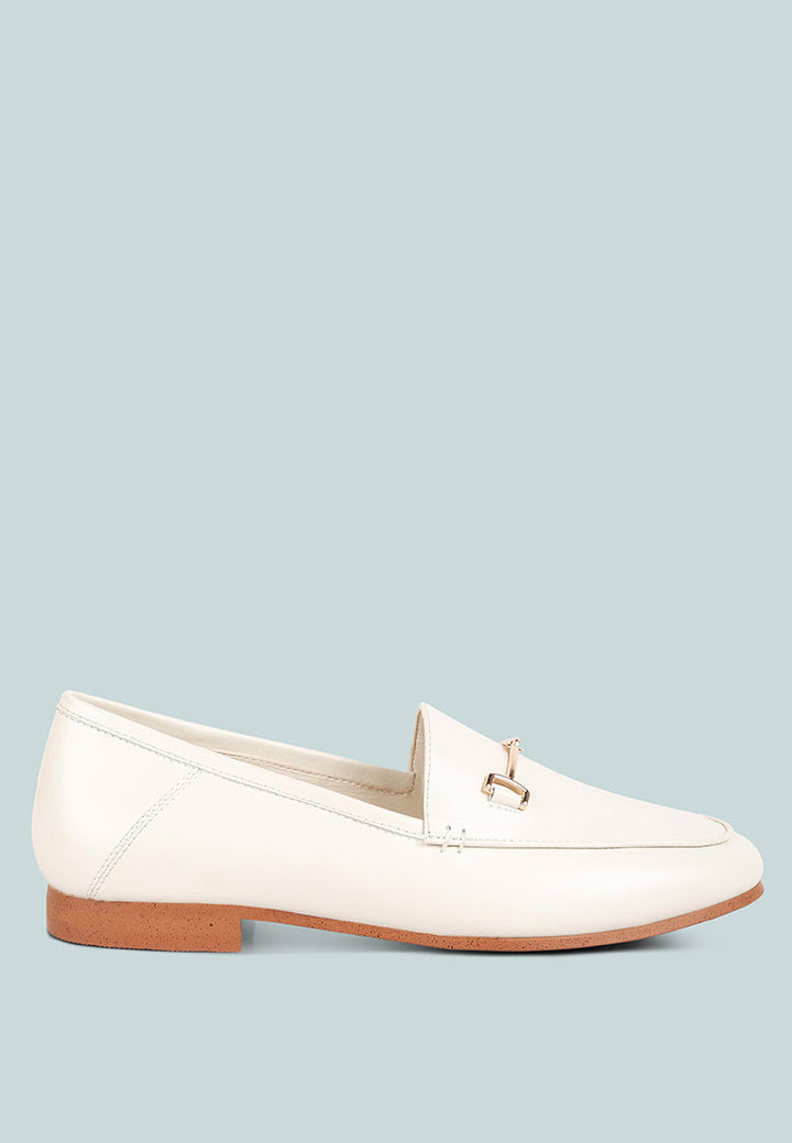 Dareth Horsebit Flat Heel Loafers-0