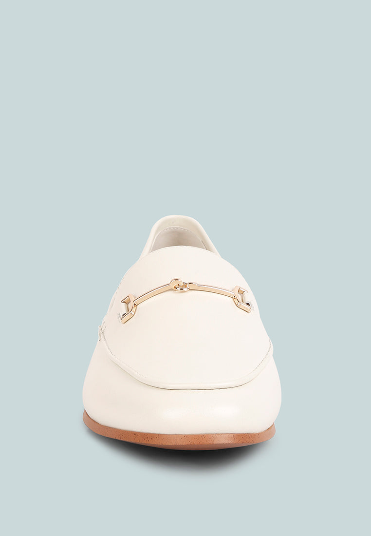 Dareth Horsebit Flat Heel Loafers-4