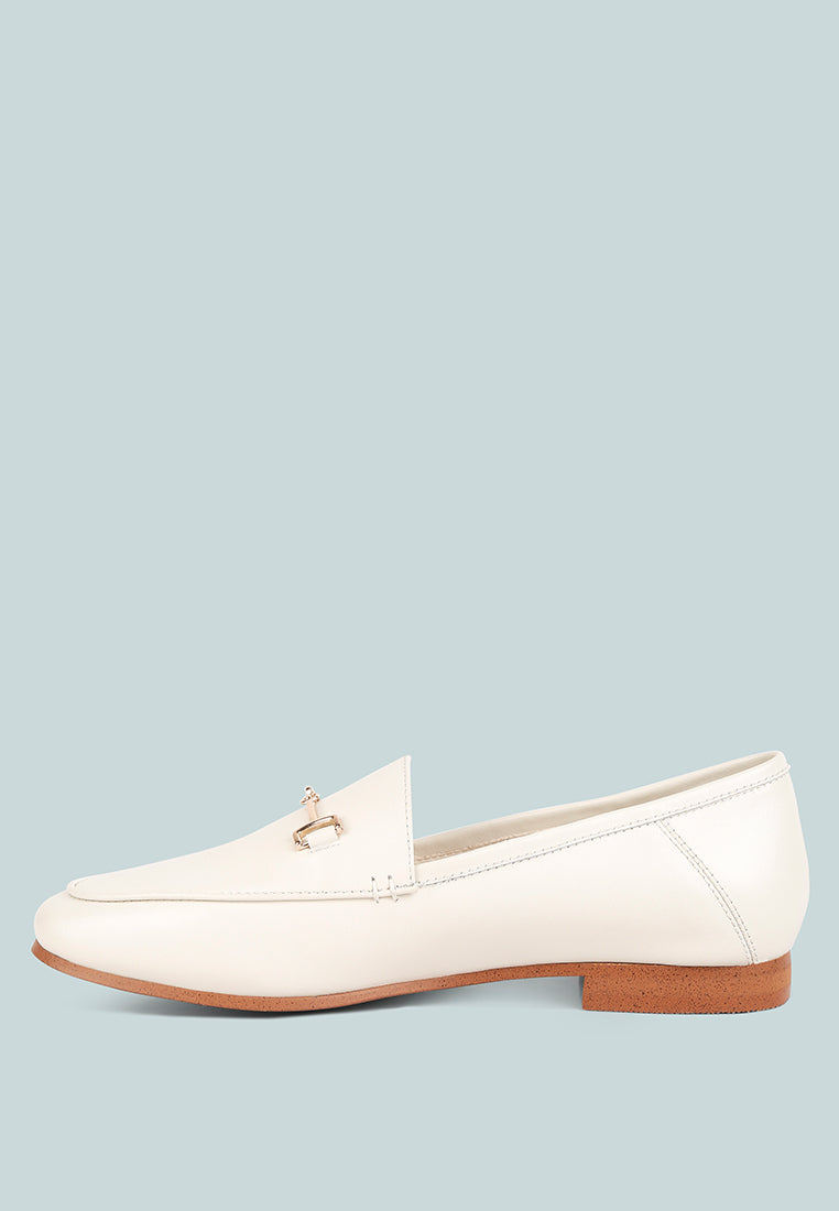 Dareth Horsebit Flat Heel Loafers-3