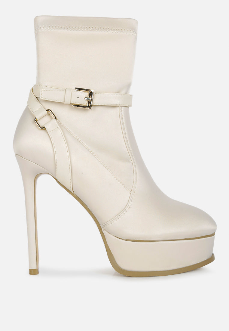 Doesburg Satin Stiletto Ankle Boot-0