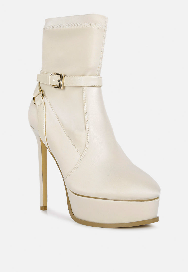 Doesburg Satin Stiletto Ankle Boot-4