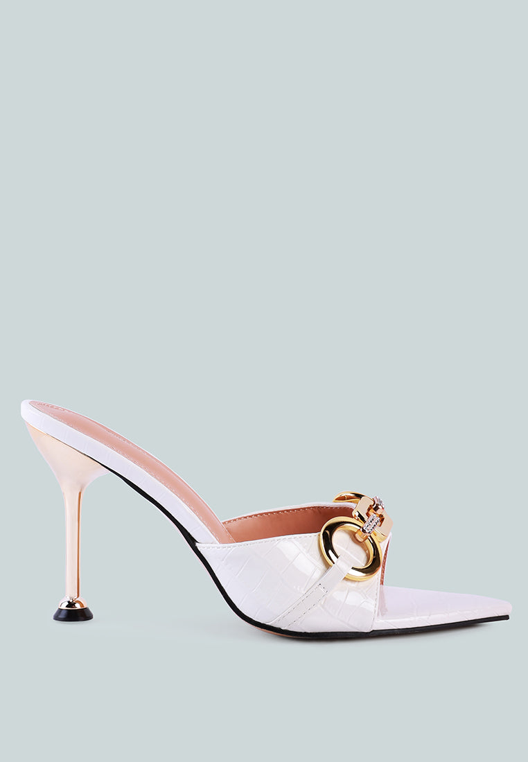 Drippin Hot Croc Patent Faux Leather Sandals-0