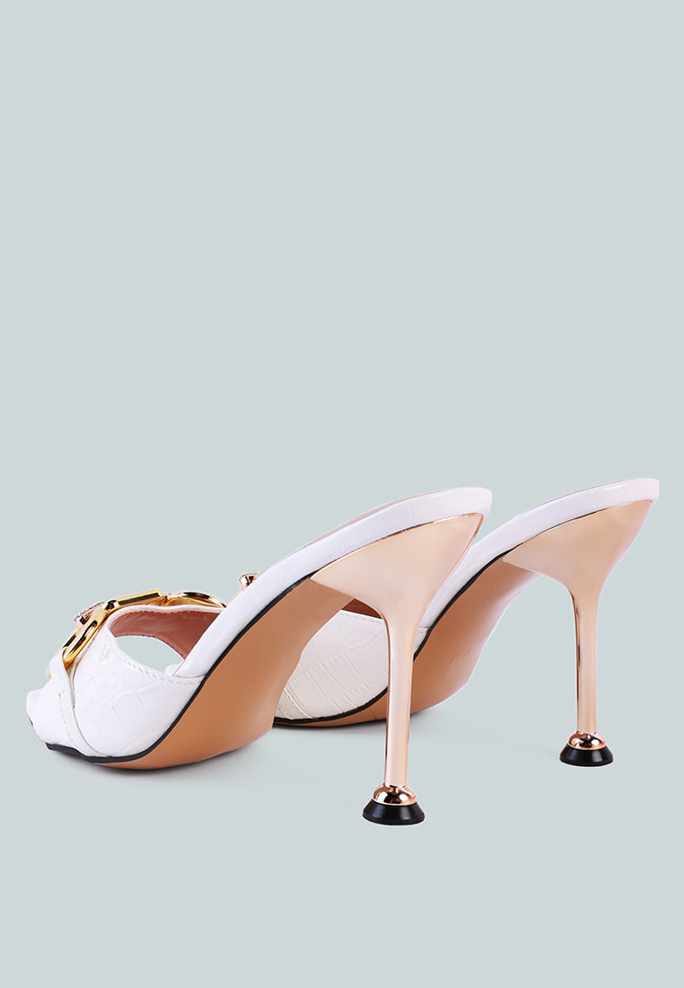Drippin Hot Croc Patent Faux Leather Sandals-3