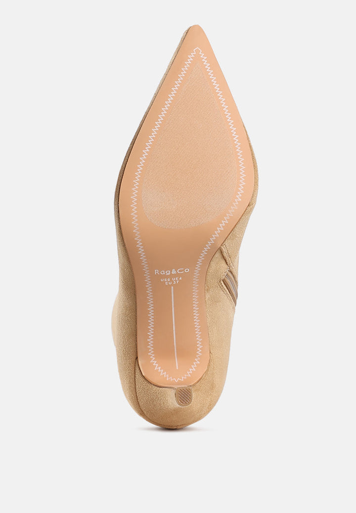 Dapers Bow Detail Ankle Boots-4