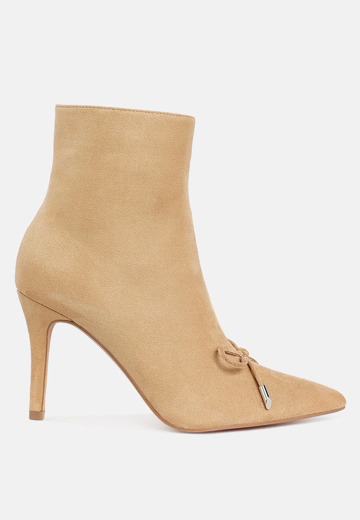 Dapers Bow Detail Ankle Boots-0