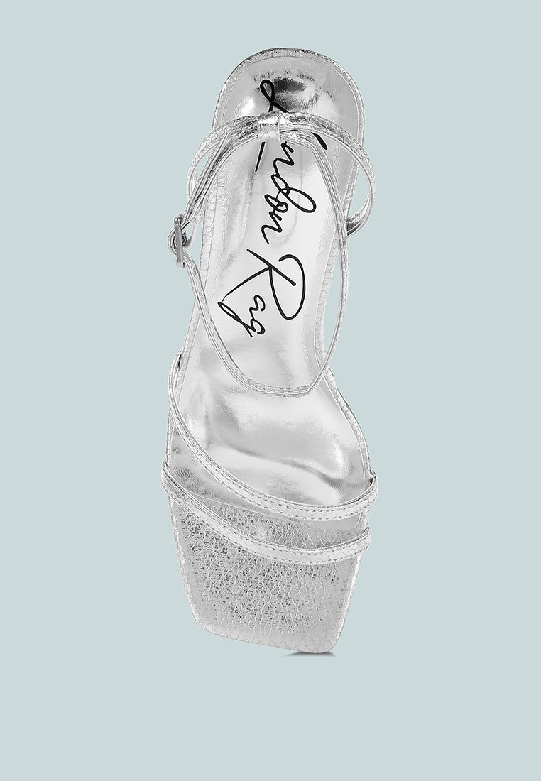 Deacon Faux Leather Strappy Sandals-3