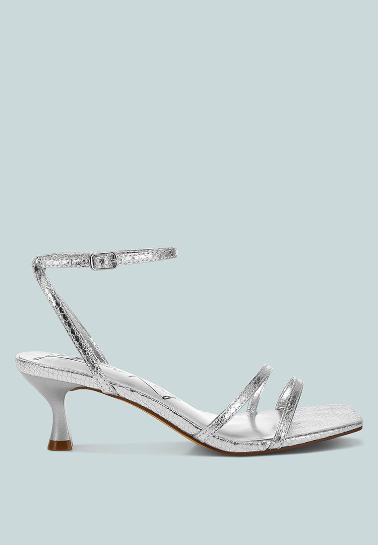 Deacon Faux Leather Strappy Sandals-0