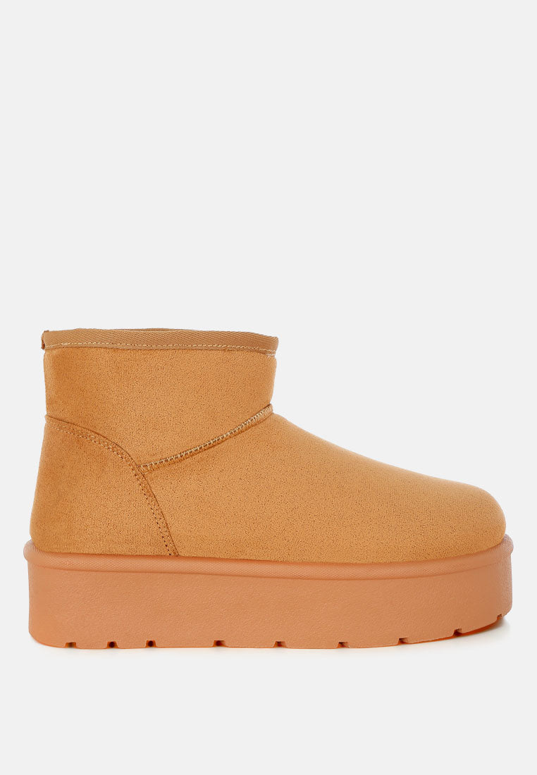 Derta Soft Microfiber Snow Boots-0