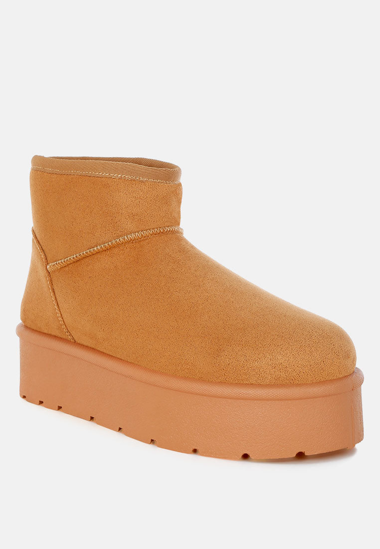 Derta Soft Microfiber Snow Boots-1