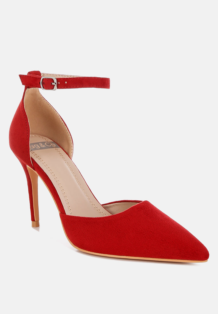 Dolona Microfiber Stiletto Heel Sandals-1
