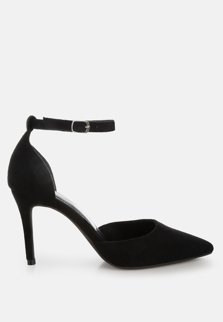 Dolona Microfiber Stiletto Heel Sandals-6