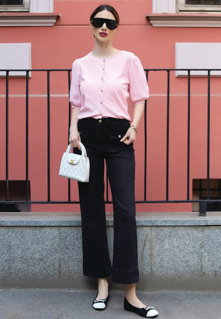 Rosario Two Tone Ballerinas-1