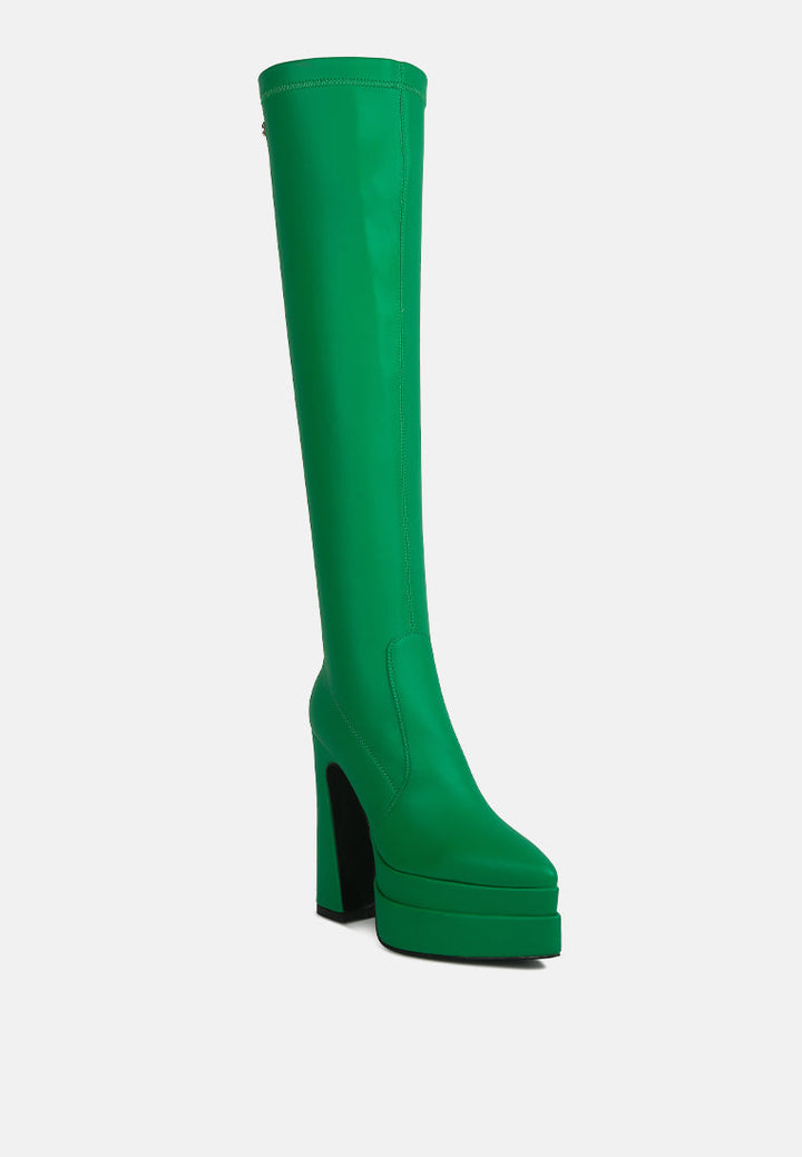 Cyber Punk High Platform Long Boots-1