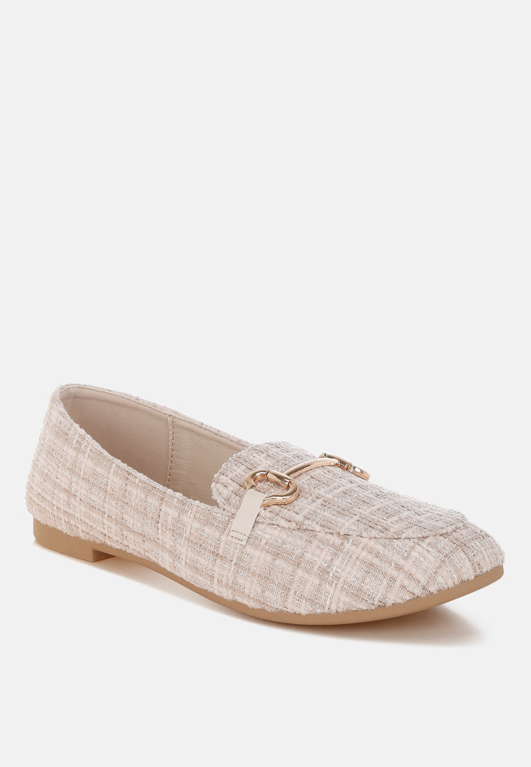 Drairi Horsebit Detail Tweed Loafers-2